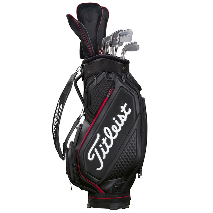 Titleist Jet Black Midsize Staff Golf Cart Bag 4 Titleist Jet Black Midsize Staff Golf Cart Bag - Image 4