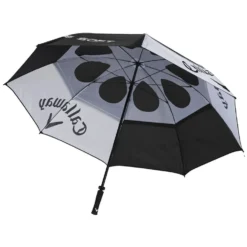 Callaway Tour Authentic Double Canopy Golf Umbrella -Callaway Sport 2020tourauthenticdoublecanopyumbrellablackgreywhite3