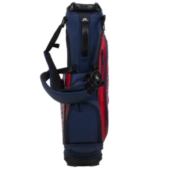 J.Lindeberg Play ST Golf Stand Bag -Callaway Sport J Lindeberg Play ST Golf Stand Bag Swirl Red JL Navy Barbados Cherry 3