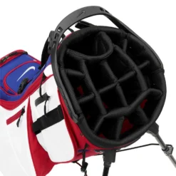 Nike Air Hybrid 2 Golf Stand Bag 5 Nike Air Hybrid 2 Golf Stand Bag -Callaway Sport Nike Air Hybrid 2 Stand Bag DR5132 679 Gym Red Dee Royal Silver 3
