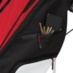TaylorMade FlexTech Golf Stand Bag -Callaway Sport TaylorMade 2023 FlexTech Stand Bag Red Black White 3