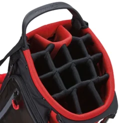 TaylorMade FlexTech Crossover Golf Stand Bag -Callaway Sport TaylorMade Flex Tech Crossover Golf Stand Bag Black Red 3