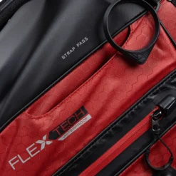 TaylorMade FlexTech Waterproof Golf Stand Bag 10 TaylorMade FlexTech Waterproof Golf Stand Bag -Callaway Sport TaylorMade FlexTech Waterproof Golf Stand Bag Black Red 5