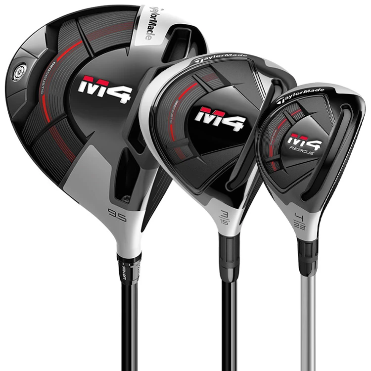 TaylorMade M4 2021 3-Piece Golf Wood Package Set 1 TaylorMade M4 2021 3-Piece Golf Wood Package Set