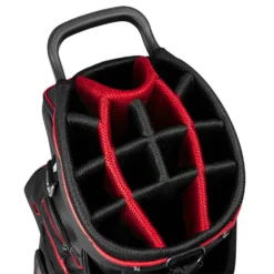 TaylorMade Tour Lite Golf Cart Bag 7 TaylorMade Tour Lite Golf Cart Bag -Callaway Sport TaylorMade Tour Lite Golf Cart Bag Black Red 4