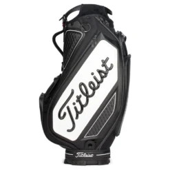 Titleist Golf Tour Staff Bag -Callaway Sport Titleist 2022 Golf Tour Staff Bag Black White 5