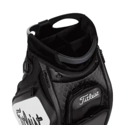 Titleist Golf Tour Staff Bag -Callaway Sport Titleist 2022 Golf Tour Staff Bag Black White 6