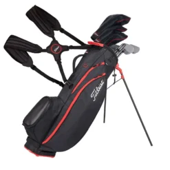 Titleist Players 4 Carbon S Golf Stand Bag -Callaway Sport Titleist 2022 Players 4 Carbon S Stand Bag Black Black Red 6