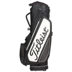 Titleist Tour Series Premium StaDry Golf Stand Bag -Callaway Sport Titleist 2022 Tour Series Premium Stand StaDry Bag Black White5