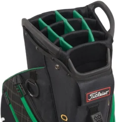 Titleist Cart 14 SE Shamrock Golf Cart Bag 9 Titleist Cart 14 SE Shamrock Golf Cart Bag -Callaway Sport Titleist Cart 14 Shamrock Golf Cart Bag Black Green 4