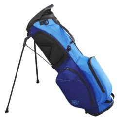 Wilson EXO Lite Sport Golf Stand Bag -Callaway Sport Wilson 2023 EXO Lite Sport Golf Stand Bag Dark Blue Light Blue 5