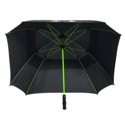 Under Armour Double Canopy Golf Umbrella -Callaway Sport doublecanopyumbrellablackhighvisyellowwhite3